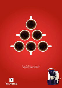 世界知名品牌圣诞节宣传海报广告设计